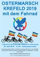 Krefelder Ostermarsch 2019 mit dem Fahrrad&